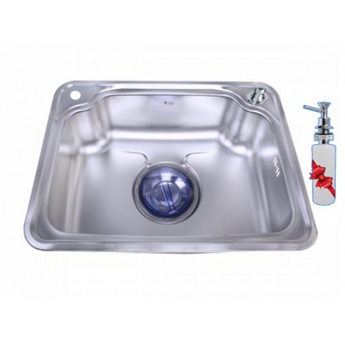 Purity kitchen sink CB 630 | 63 * 46 cm with accessories and drain Chrome