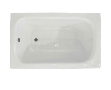 El Taieb Vienna bathtub 120 x 70 cm with side panel white