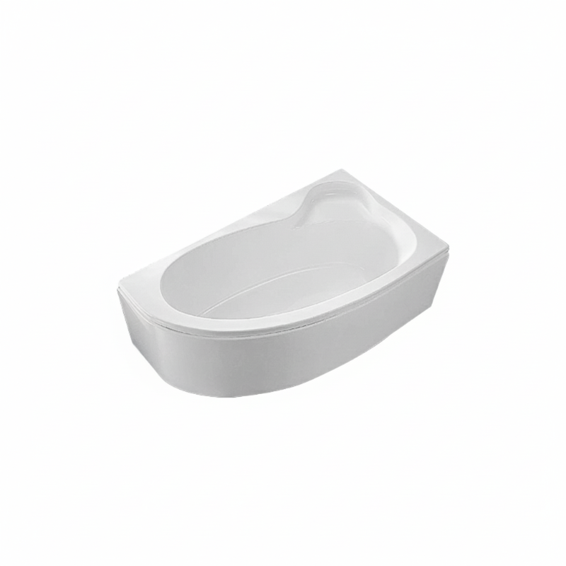 Ideal standard Right Surf bathtub with round panel 90 × 160 cm White