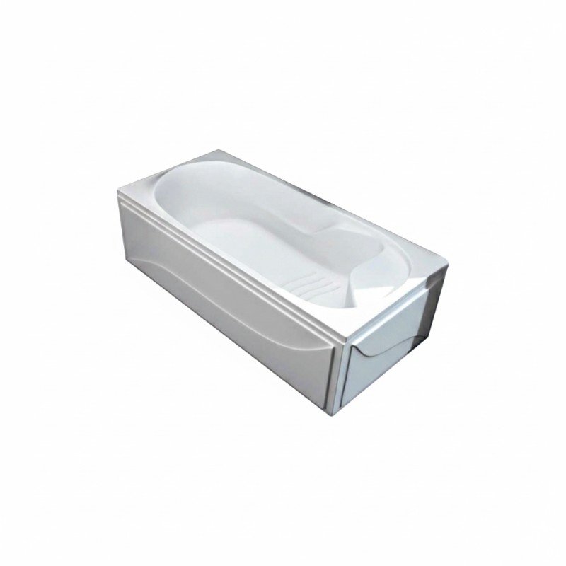 Ideal standard Space bathtub with seat and side panel 75 × 170 cm White
