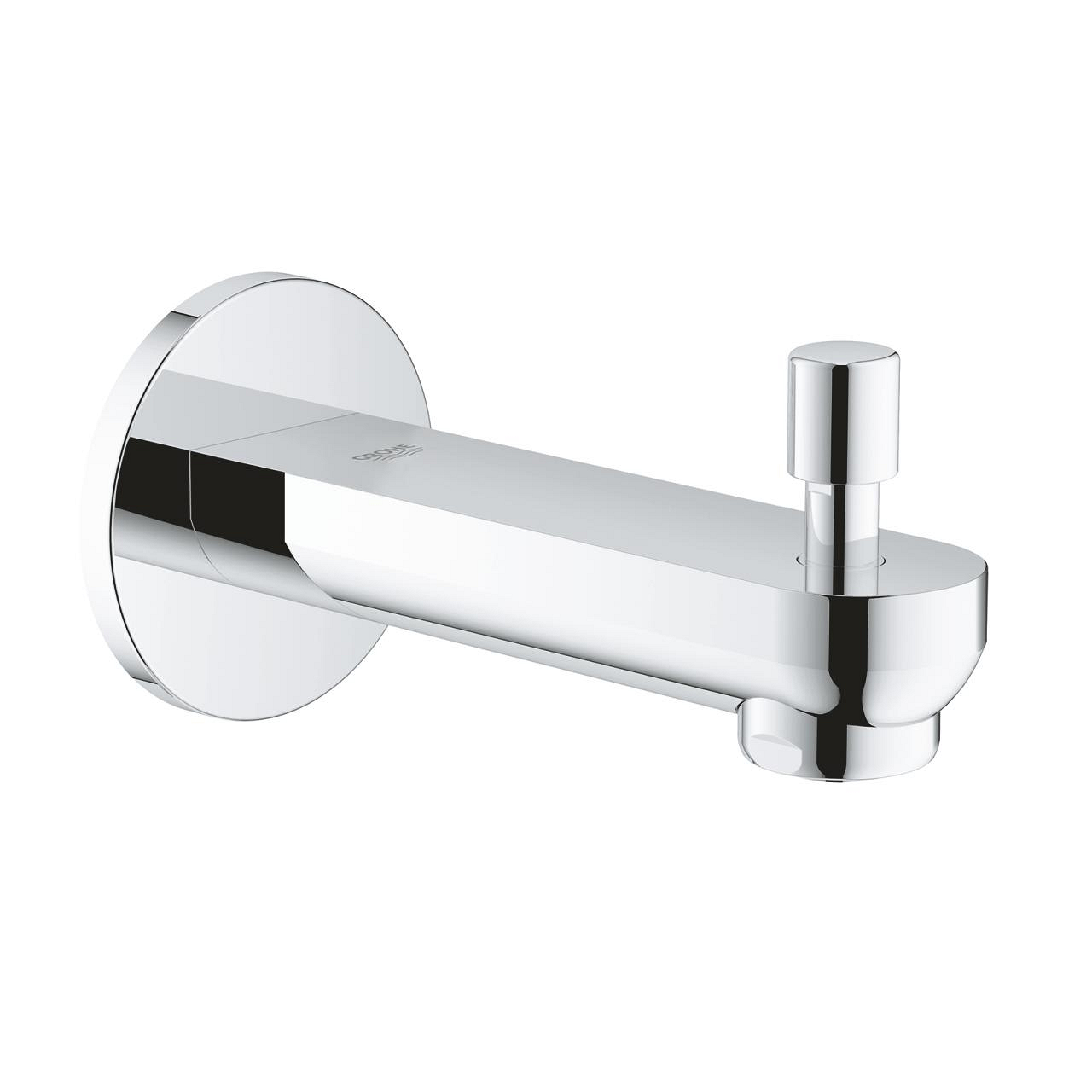 Grohe Eurocosmo Bath Spout with Diverter and Elbow 17 cm Chrome 13262000
