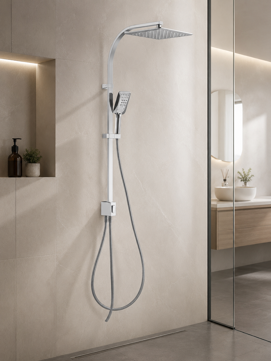 Sarrdesign Click Shower Set Chrome SD 3244CP