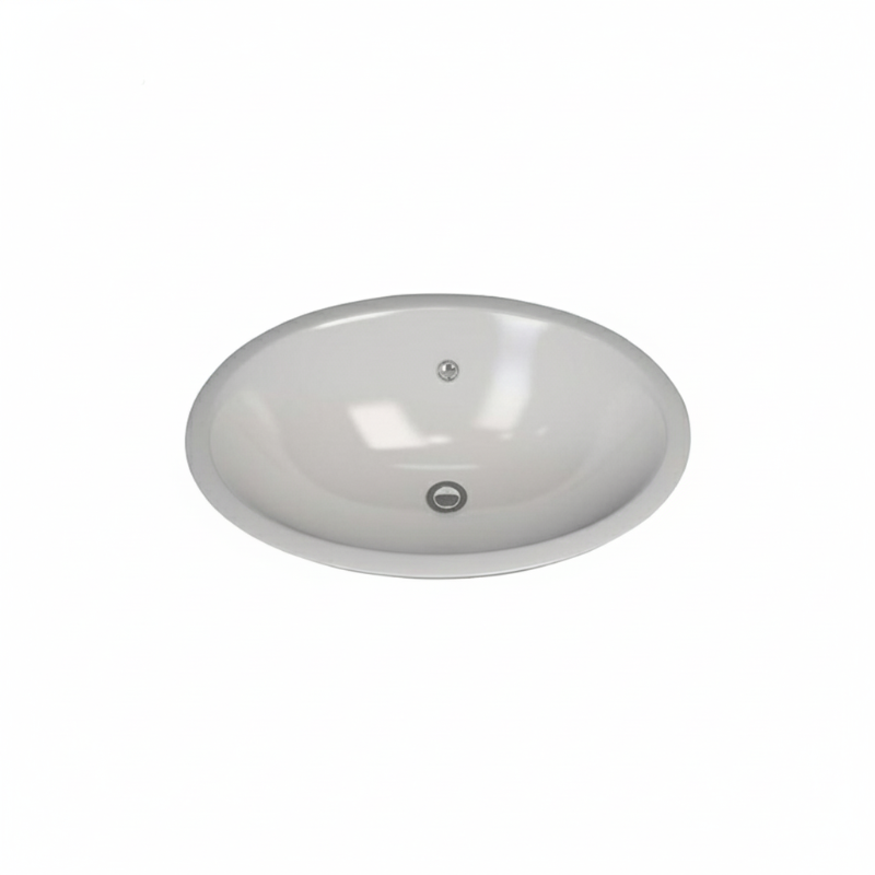 Sarreguemines Tetra Under Counter Washbasin Oval 56 cm White