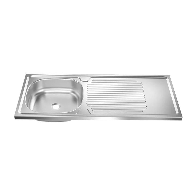 Plaza Saqr 120 cm Stainless Steel Kitchen Sink , With Strainer 1928116