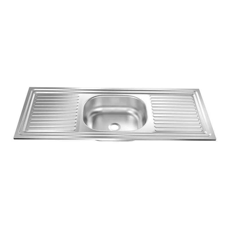 Plaza Fayrouz 120 cm Stainless Steel Kitchen Sink , 2 Strainers 1928123
