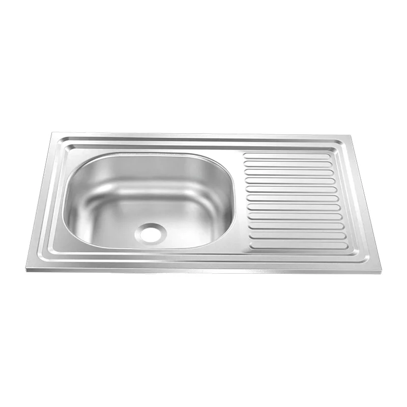 Plaza Saqr 80 cm Stainless Steel Kitchen Sink ,With Strainer 1928138