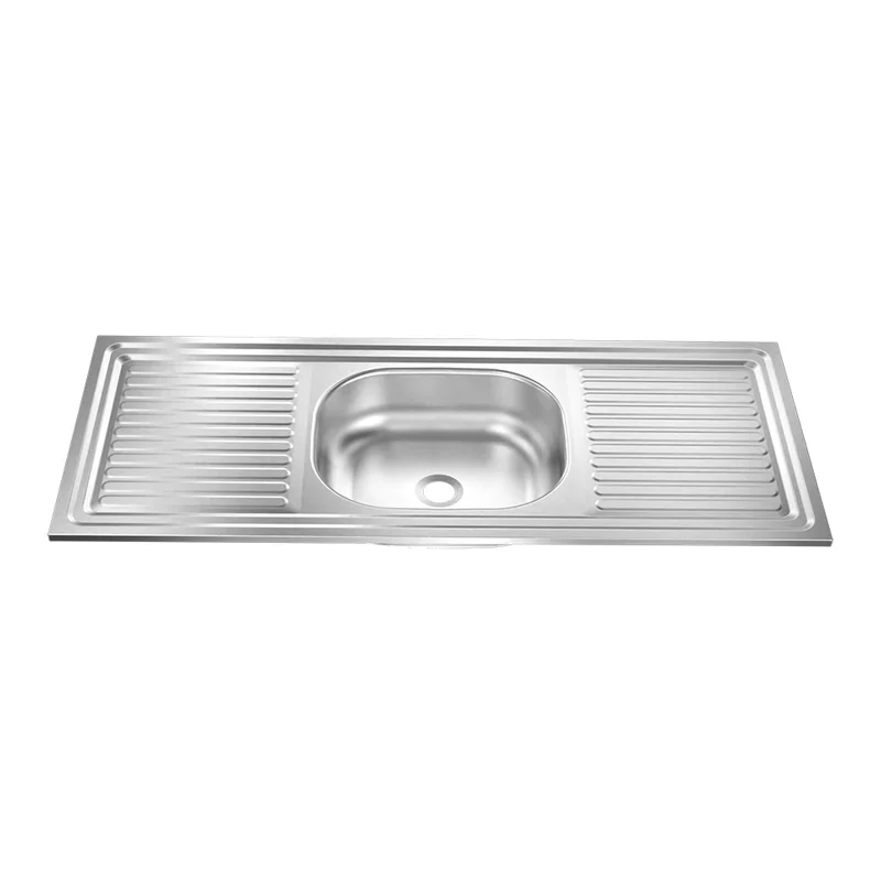 Plaza Saqr 100 cm Stainless Steel Kitchen Sink , 2 Strainers 1928152