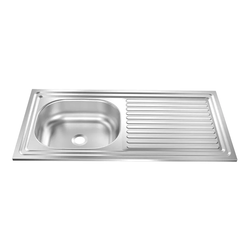 Plaza Saqr 100 cm Stainless Steel Kitchen Sink , With Strainer 1928153