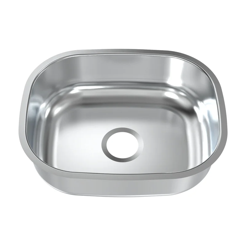 Plaza Silver Sink 40 × 50 cm, 0.6 mm without drain 1928172