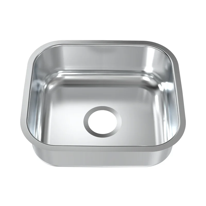 Plaza Silver Sink 35 × 40 cm, 0.6 mm without drain 1928174