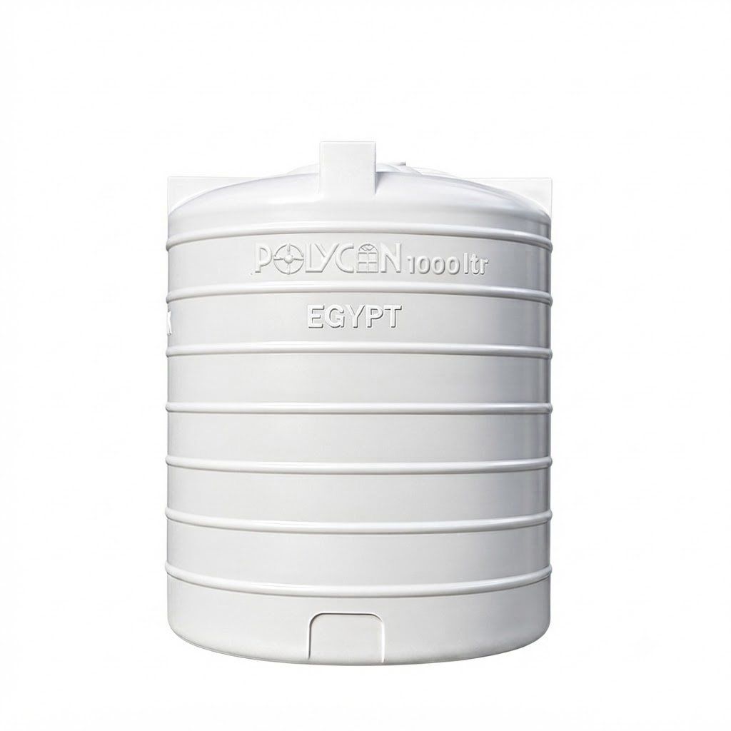 Polycan Plastic Tank 1000 Liters Vertical White