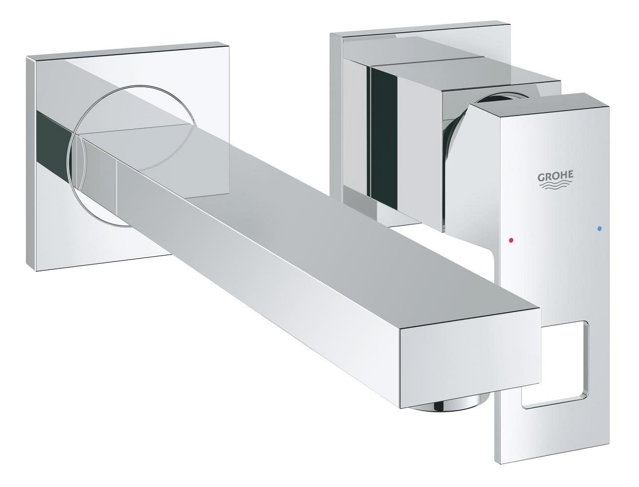 Grohe Eurocube 2-hole basin mixer M-Size Chrome 23447000