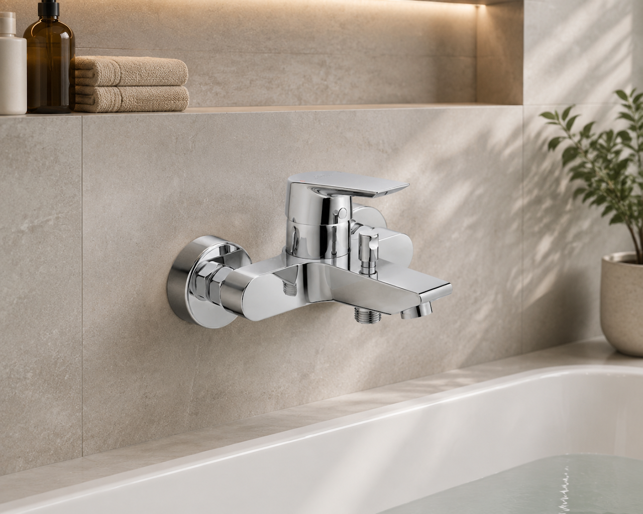 Ideal Standard Tessi Bath Mixer Chrome A 7459AA