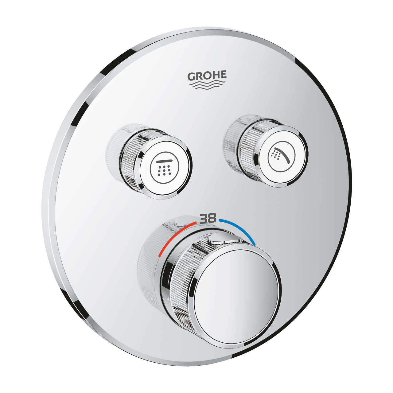 Grohe Grohtherm SmartControl Thermostat for concealed installation with 2 valves Chrome 29119000