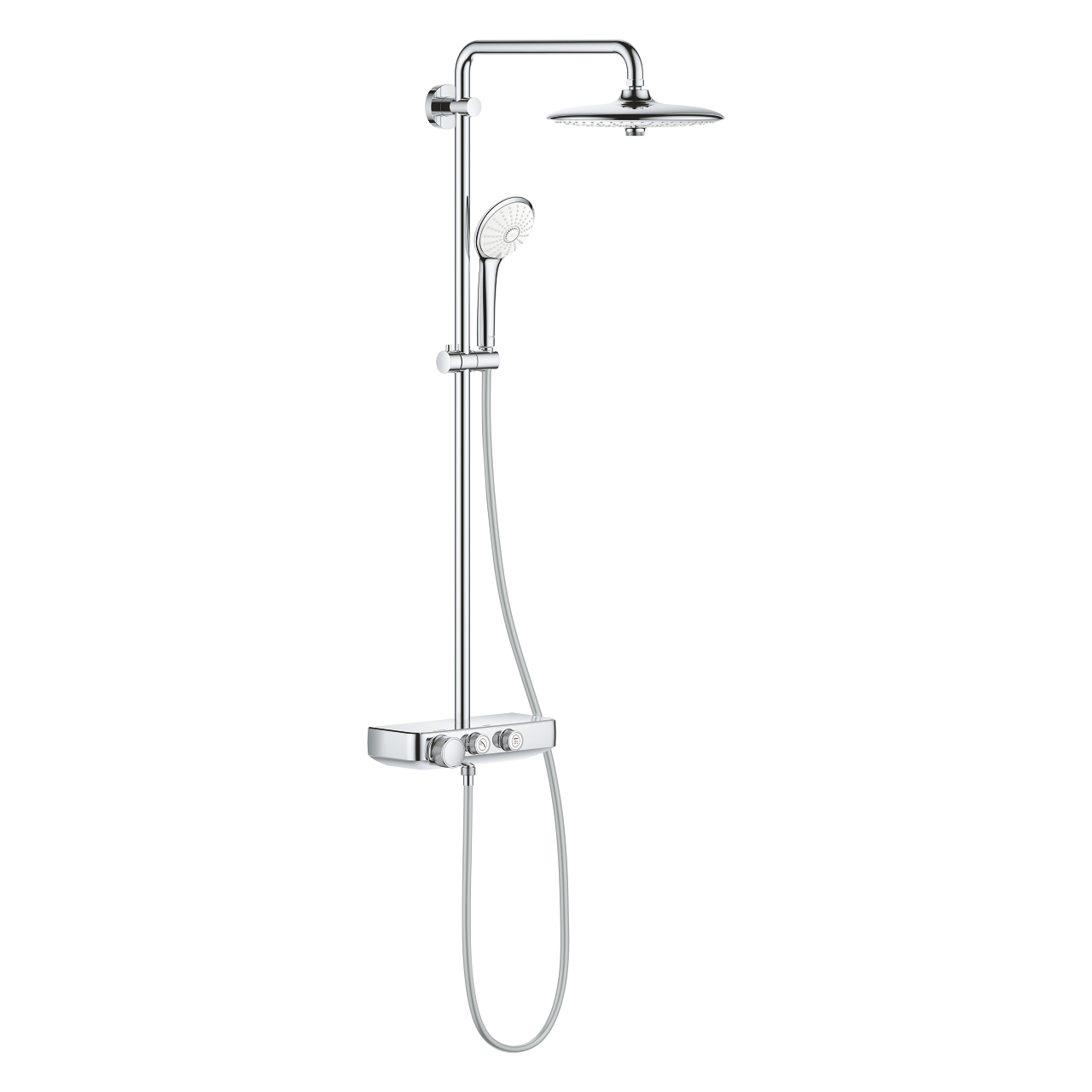 Grohe Euphoria SmartControl System 260 Shower system with thermostat for wall mounting 2 × 1 Chrome 26509000