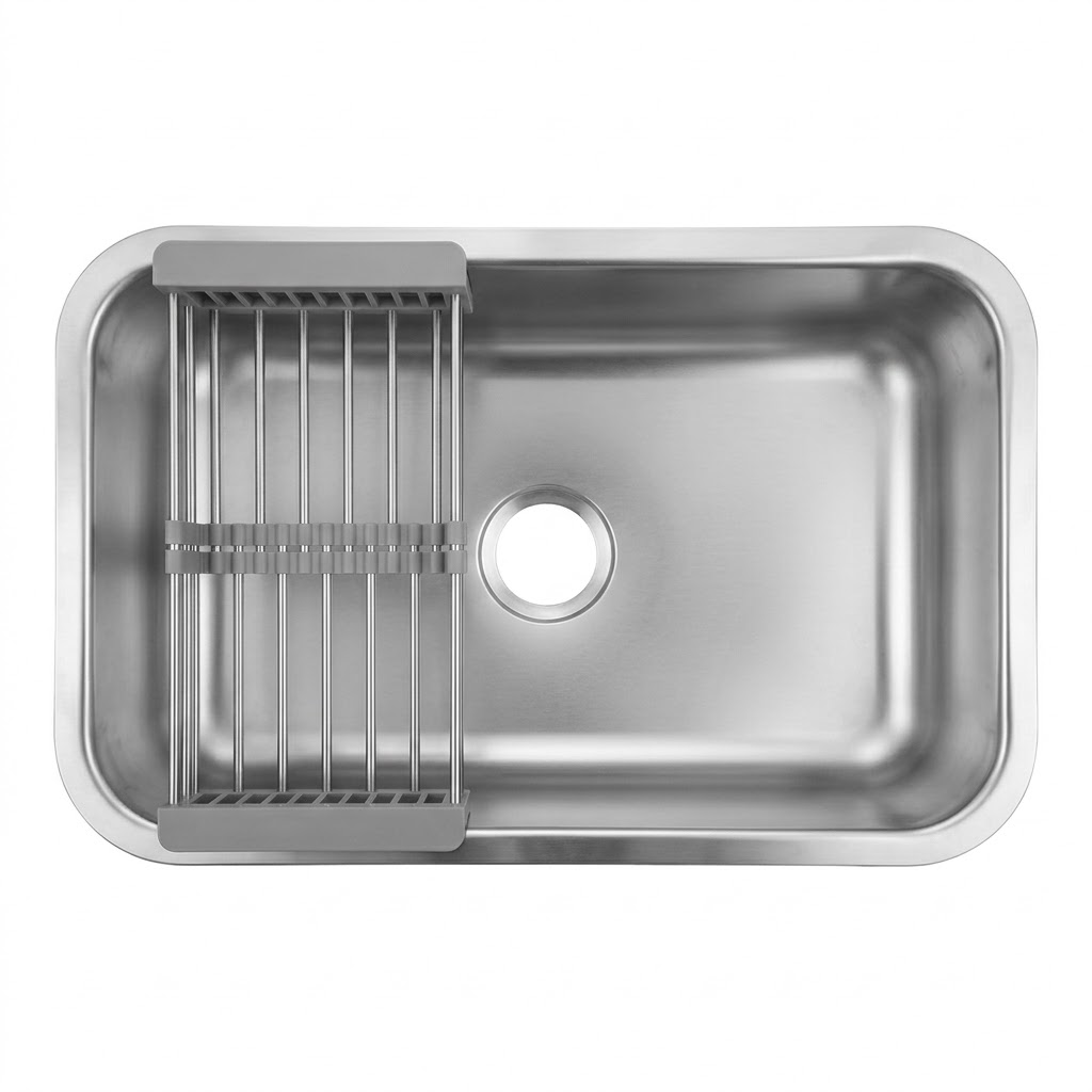 Asil Kitchen Sink As 351 - 46 x 76 cm 1 mm With Drain