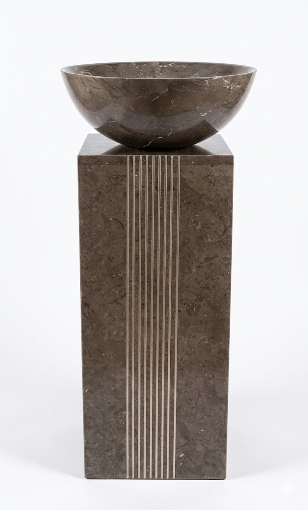 Al Nada Pedestal Basin – Grey – Floor-standing – 416