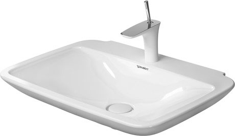 Duravit PuraVida Basin 50 × 70 cm White, Deep, with overflow 2701700000