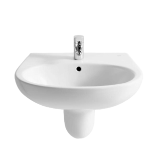 Roca Siza Wall-Hung Pedestal Basin 60 cm White A327341000