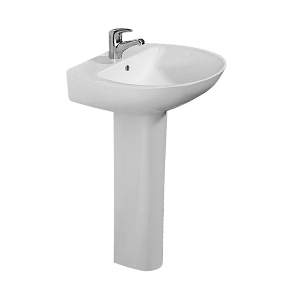 Sarreguemines Bondy Washbasin, 55 cm, White