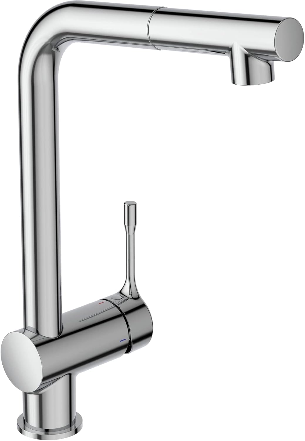 Ideal Standard Ceralook Countertop Mixer on sink, high spout, 1 function shower head, chrome BC 176AA