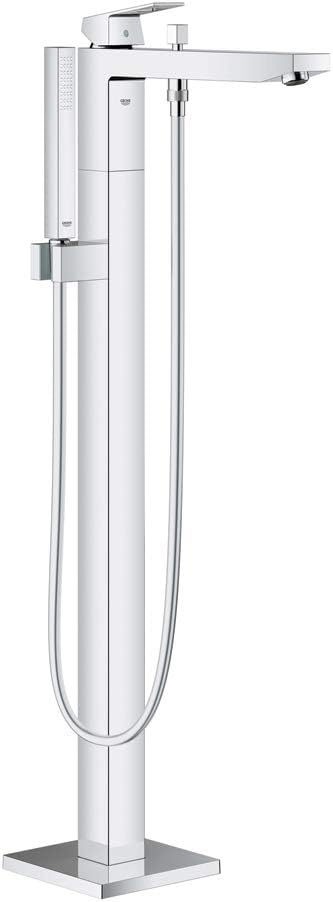 Grohe Eurocube Single-lever bath mixer 1/2″, floor mounted Chrome 23672001
