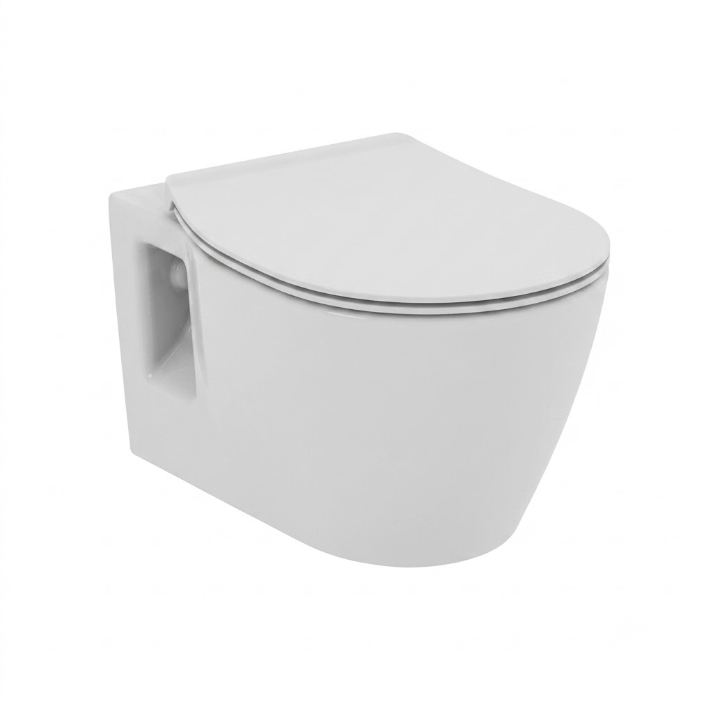 Ideal Standard Connect Wall-hanging toilet with douche & handle White G 785101