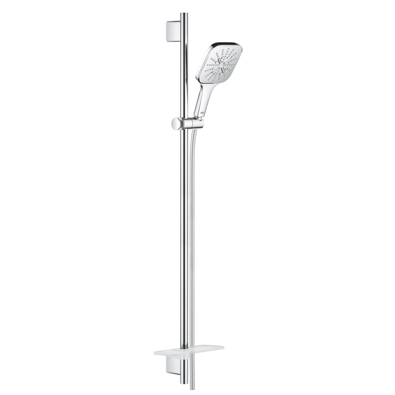 Grohe Rainshower SmartActive 130 Cube Shower rail set 3 sprays 1 x 1 Chrome 26587000