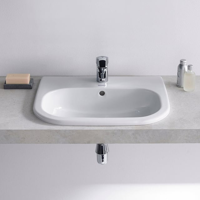 Duravit D-Code Countertop basin 54 cm White 0337540000