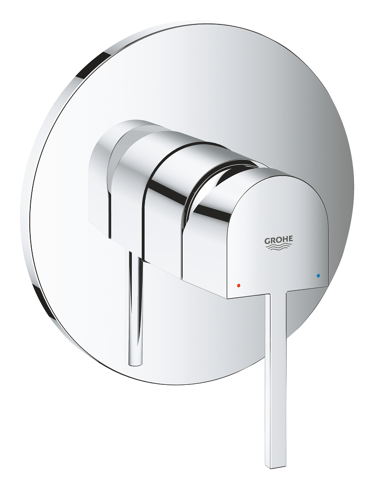 Grohe Plus Concealed Bathtub Mixer Plate without Diverter Circular Chrome 24059003