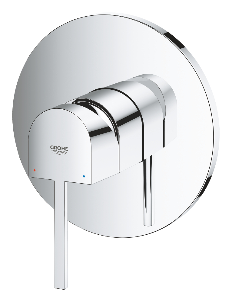 Grohe Plus Concealed Bathtub Mixer Plate without Diverter Circular Chrome 24059003