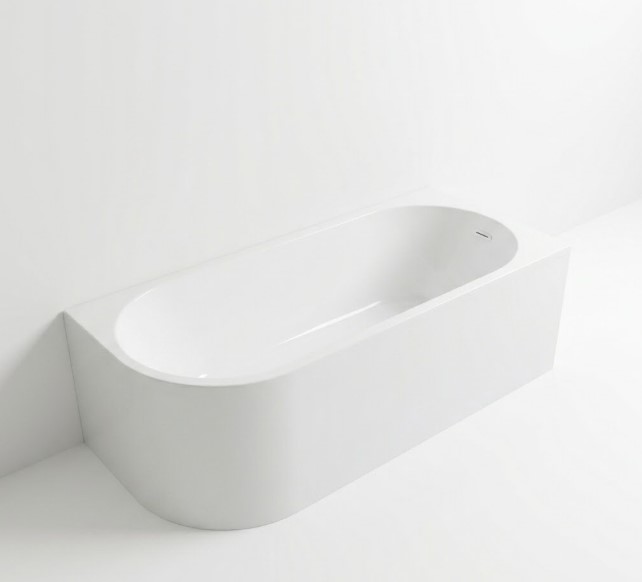 Duravit Santorini Seamless Bathtub 70 x 170 cm White with waste 806136000990000