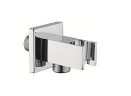 Sarrdesign Square water inlet for shower hose with integrated bracket for hand shower Chrome SD 3209CP