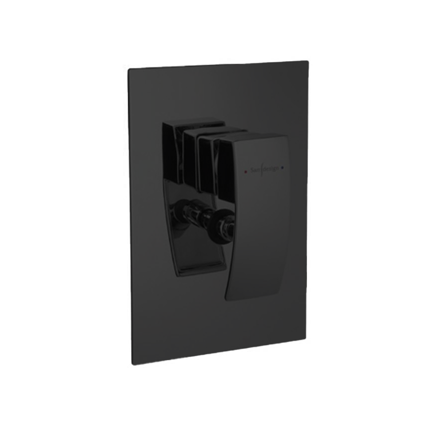 Sarrdesign Scala Burial Mixer Body with Diverter Black Matt SD 3224BC