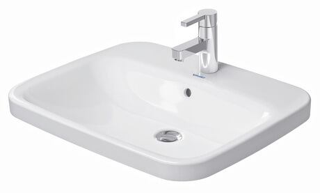 Duravit DuraStyle Countertop basin 49.5 × 61.5 cm White, with tap hole 0374620000