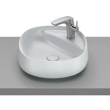 Roca Beyond Over countertop basin 45.5 × 45.5 cm Pearl Grey A3270B9630
