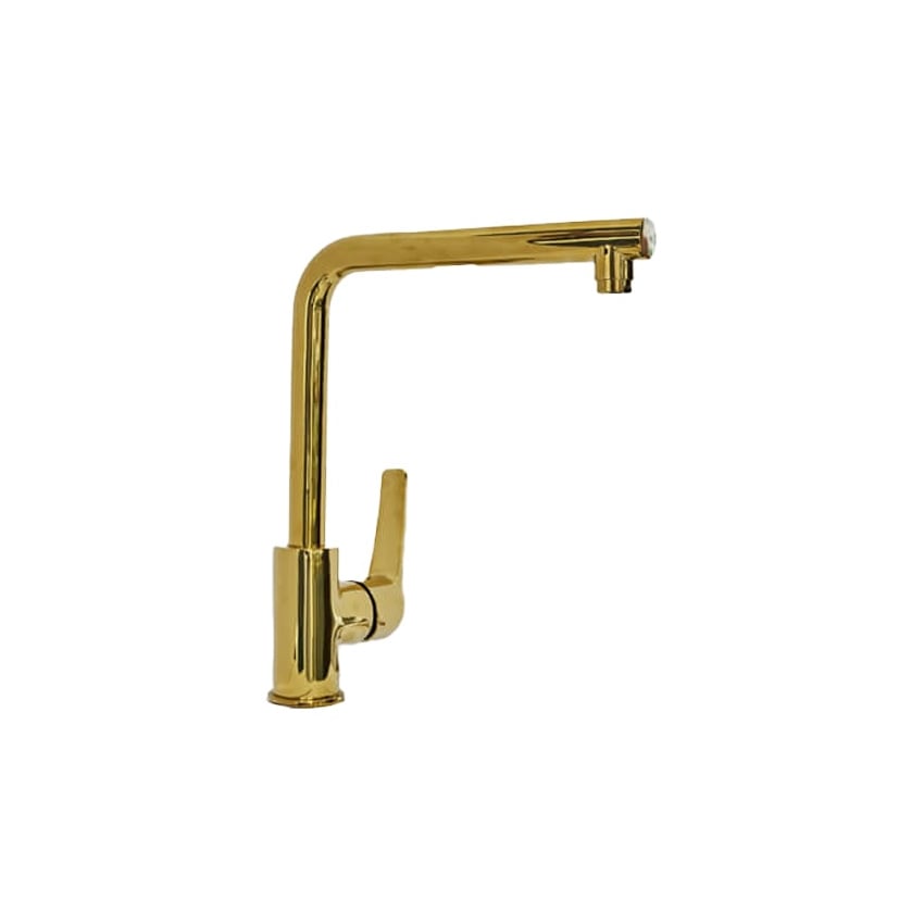 Sarrdesign Amazon High Kitchen Mixer - Glossy Gold