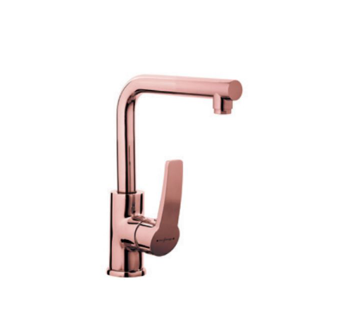 Sarrdesign Amazon medium basin Mixer with pop-up waste - Glossy Rose Gold