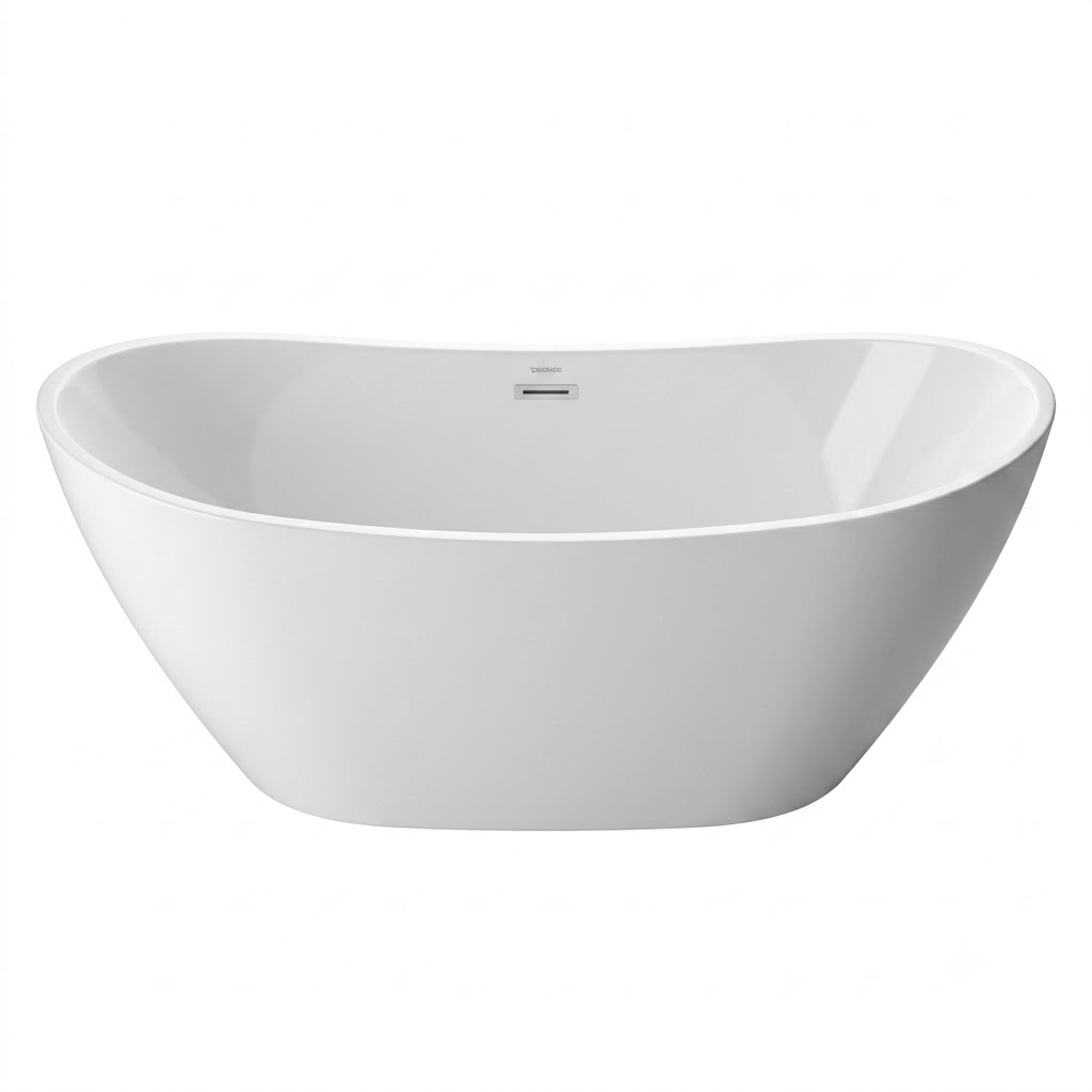 Duravit Afrodite Seamless Bathtub 170 x 78 cm white with waste 80646600099