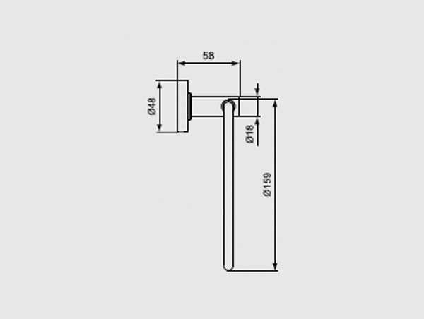 Ideal Standard IOM Towel Ring Chrome A 9130AA