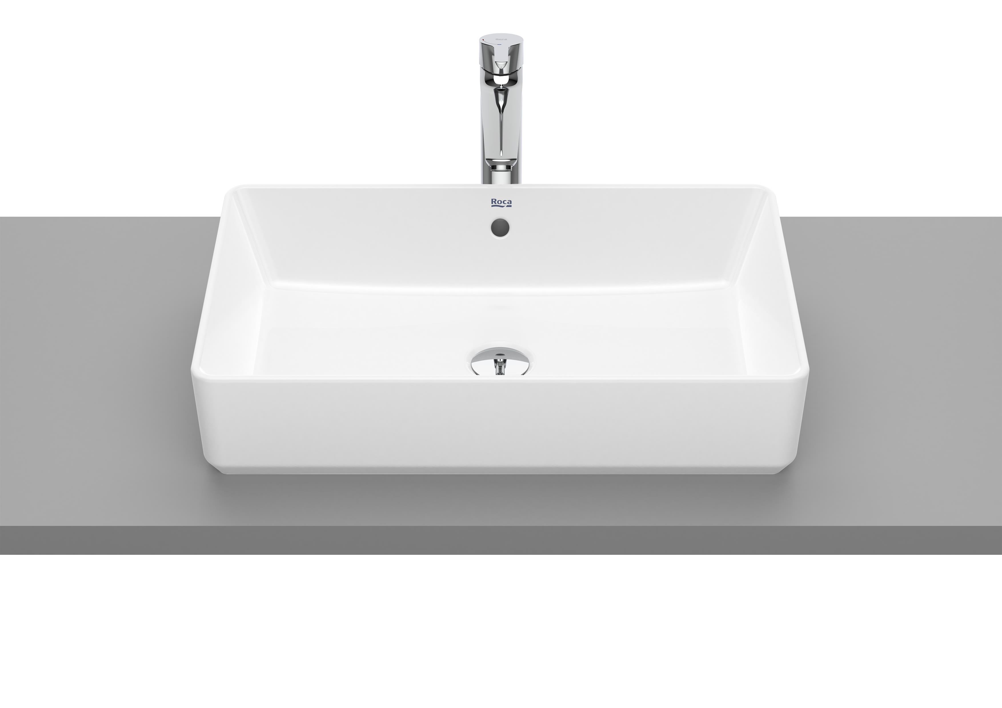 Roca Gap countertop basin 37 × 60 cm White A3270Y2000