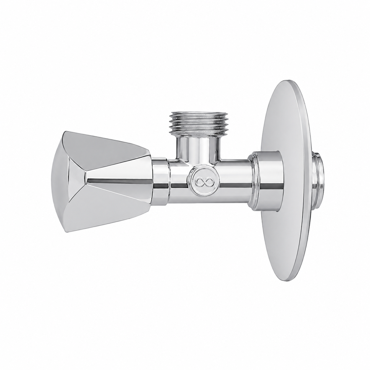 Ideal Standard Angle valve 1/2" × 1/2" Chrome G 4308AA