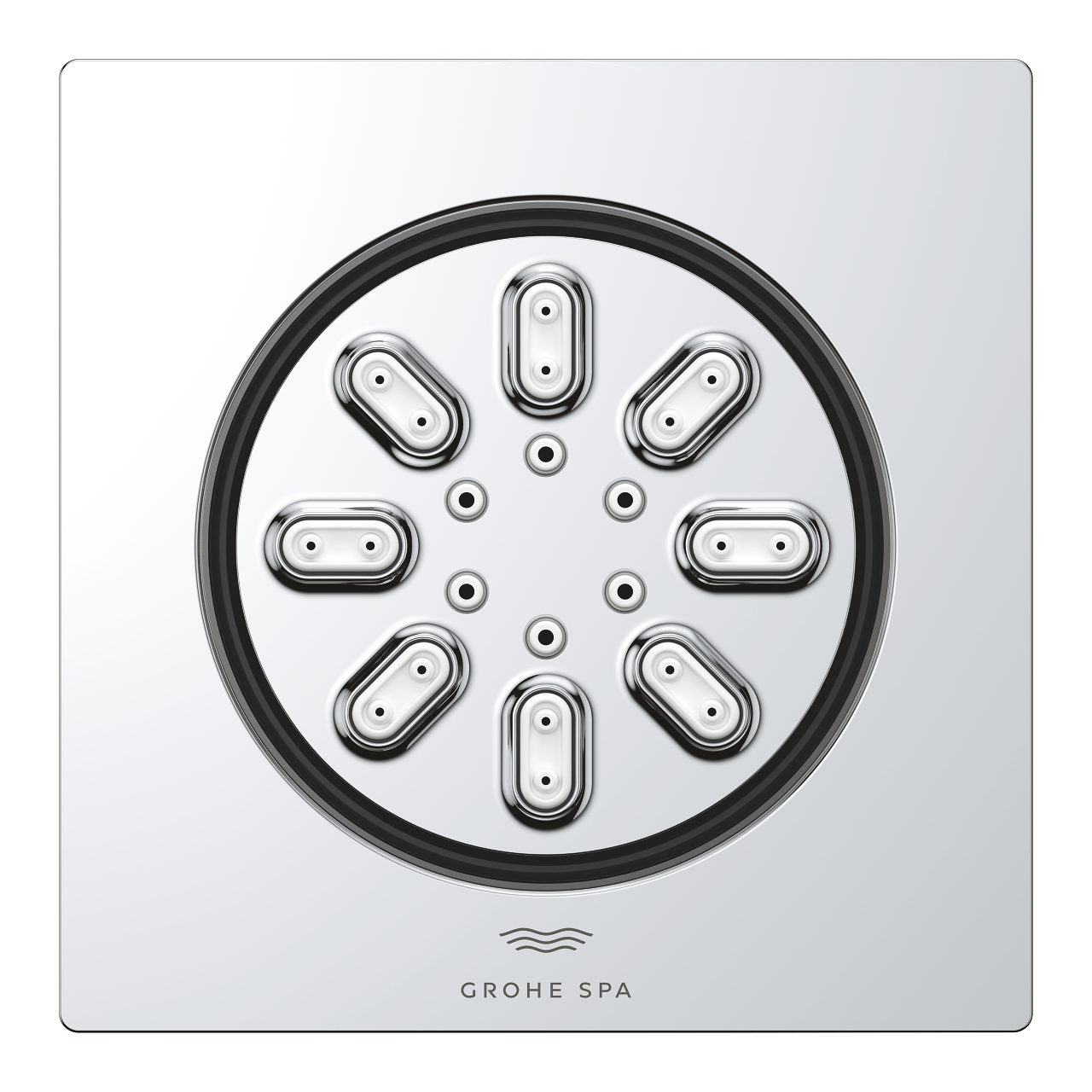 Grohe Cube Shower jet Concealed including burial body - Chrome
