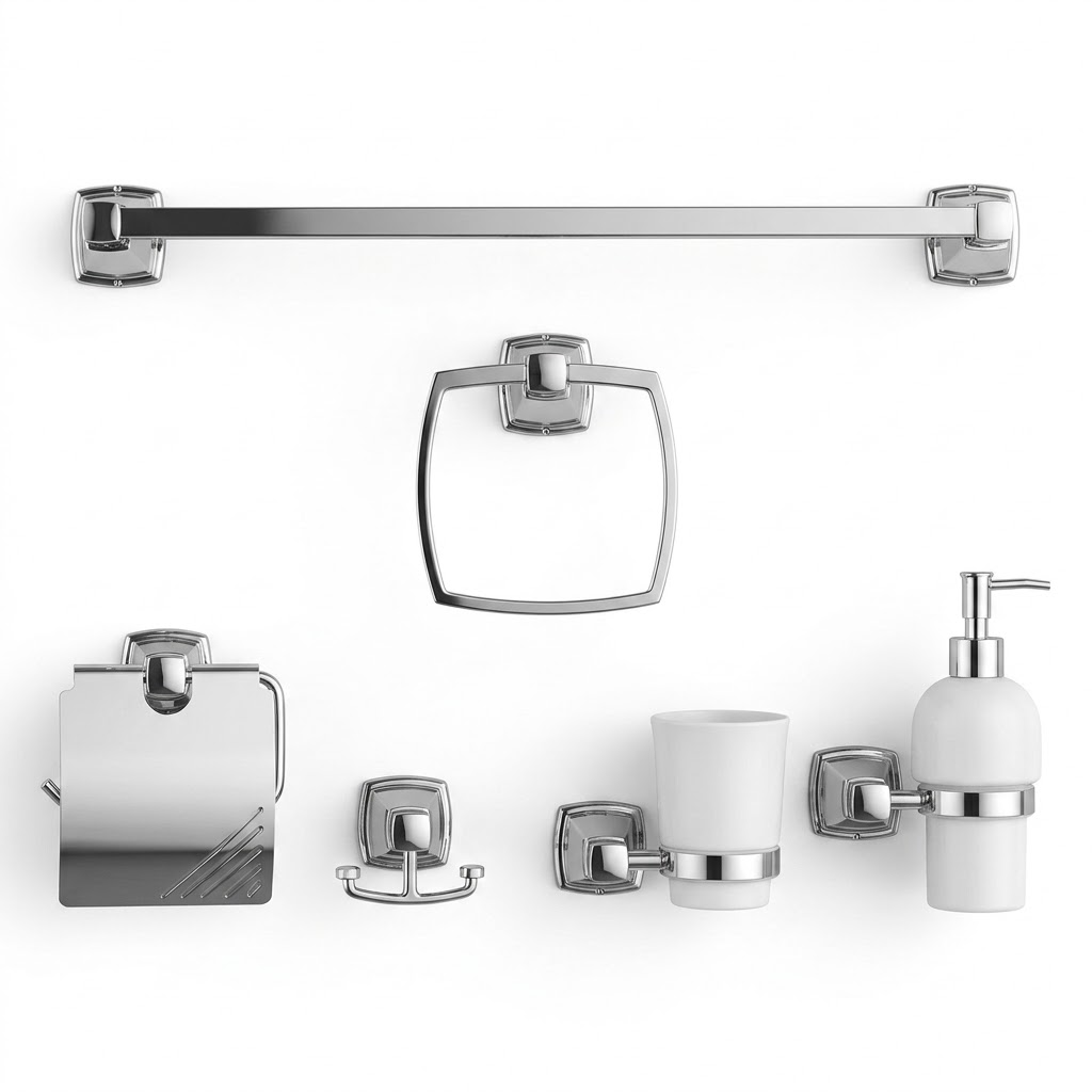 Infinity accessories, Set of 6 Chrome Pieces IN 2900