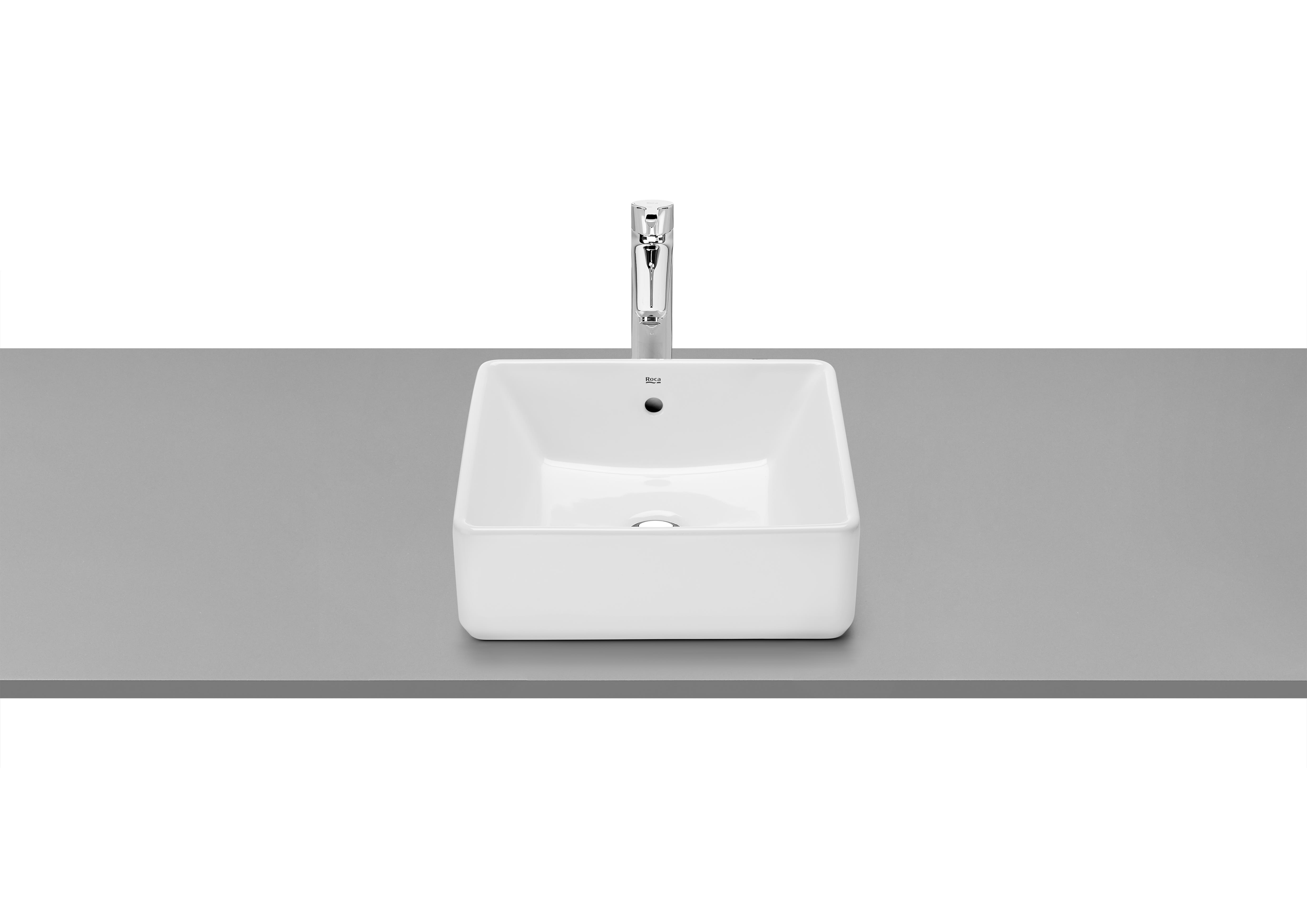 Roca Gap countertop basin 37 × 39 cm White A3270ML000