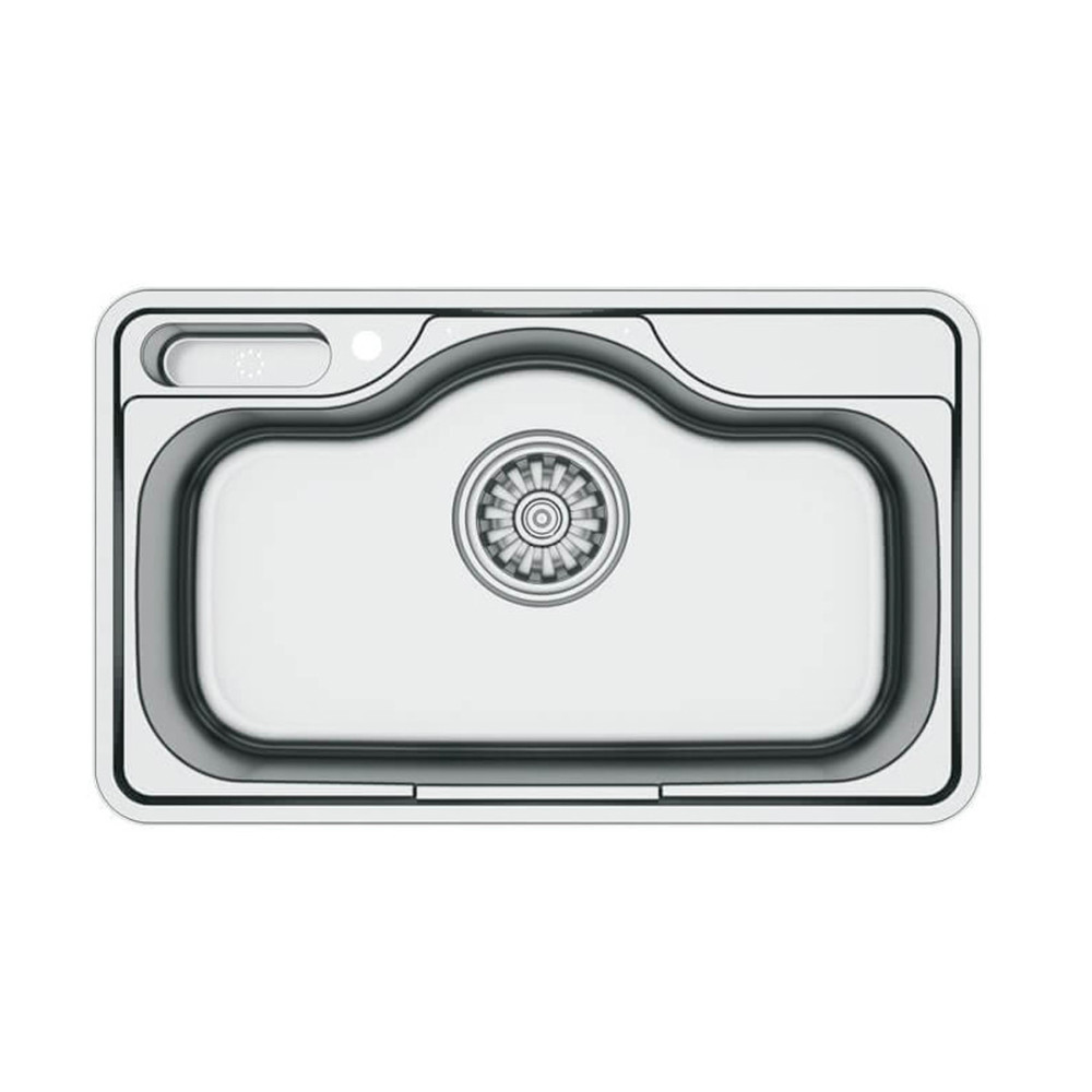 Asil kitchen Sink As 111 - 51.5 x 85 cm 0.8 mm With Accessory And Drain