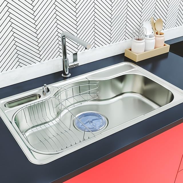 Asil kitchen Sink As 111 - 51.5 x 85 cm 0.8 mm With Accessory And Drain