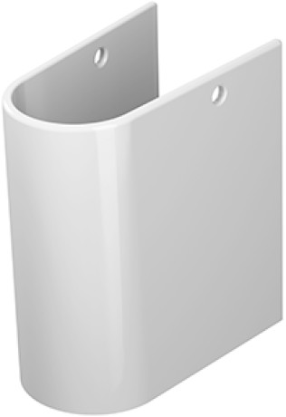 Duravit Half Pedestal Basin White 0865150000