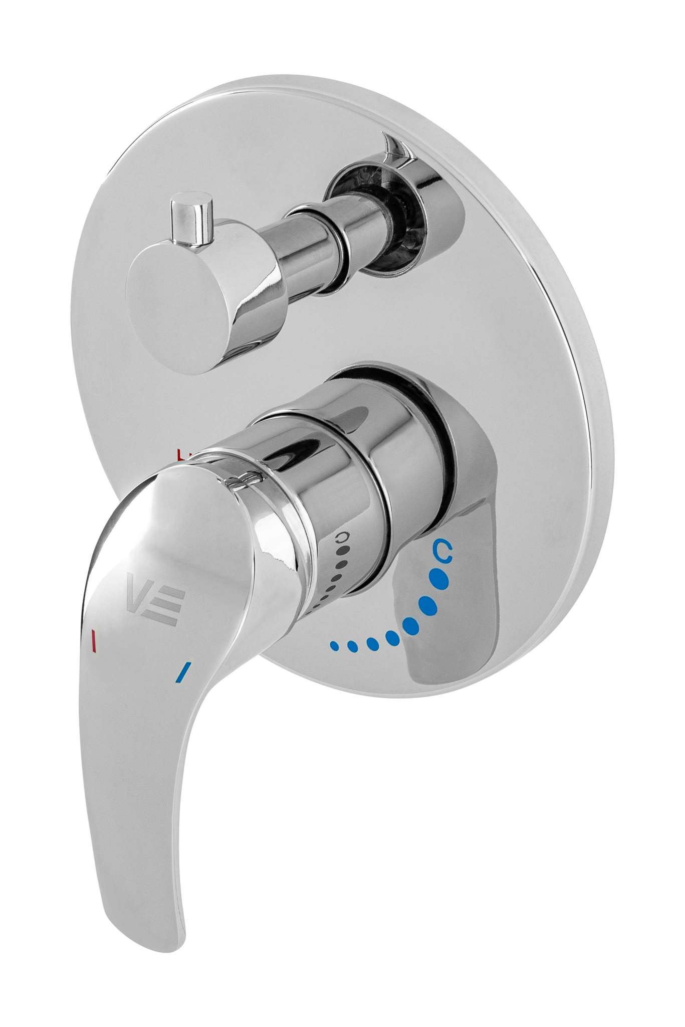 Value Napoli Concealed Bath Mixer with Diverter (Body Included) – Chrome – VR 8023