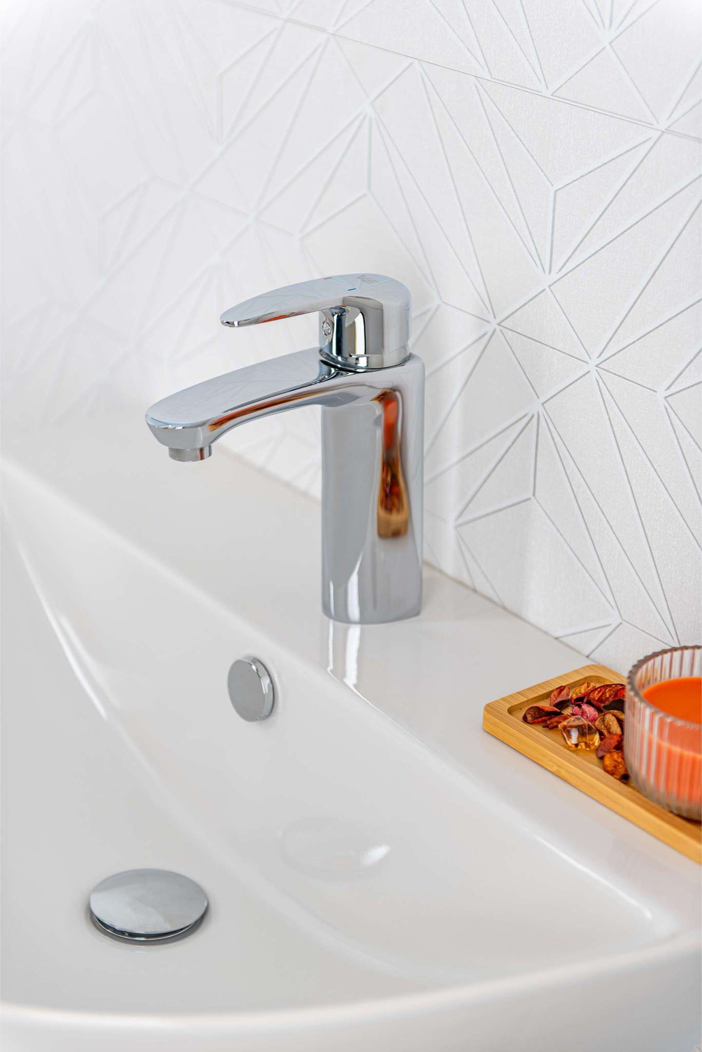 Value Modena Basin Mixer – Chrome – VB 13010